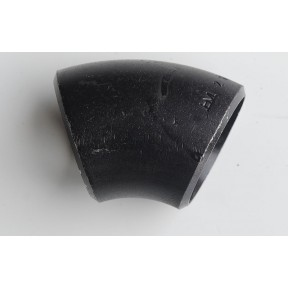 Carbon steel butt weld 45 deg elbow long radius